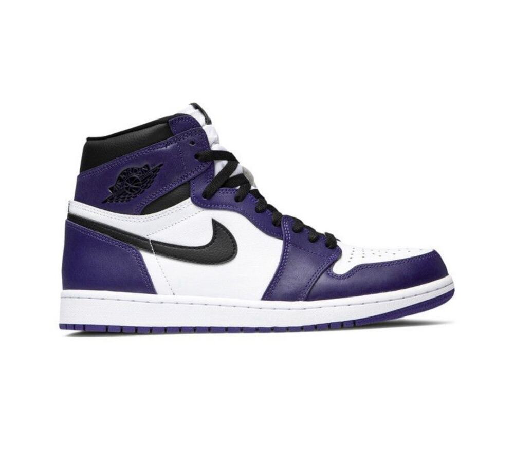 Jordan 1 Retro High Court Purple 2.0 55088-500 Size 9.5